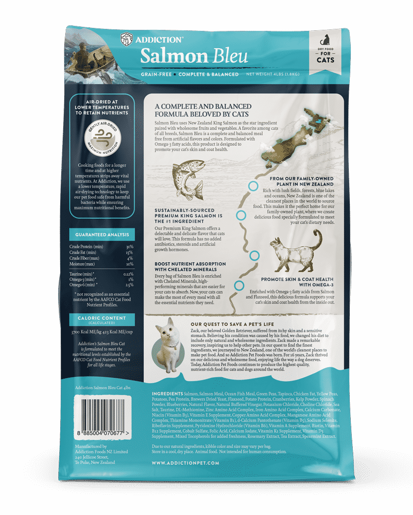 Addiction Cat&Kittens Dry Food Salmon Bleu*dogguhouse