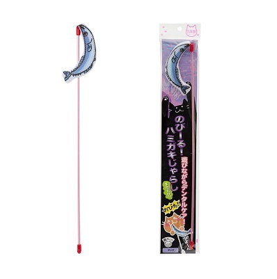 日本製造 貓壹Necoichi 潔齒逗貓棒 - 秋刀魚