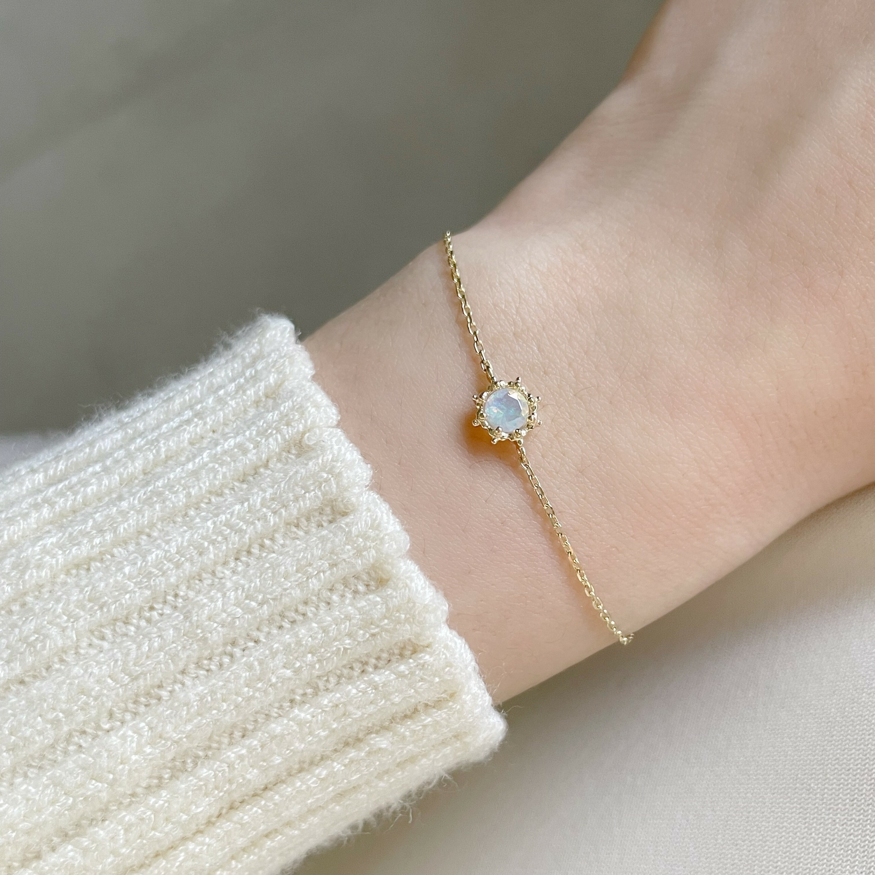 14K Sunshine歐泊手鍊