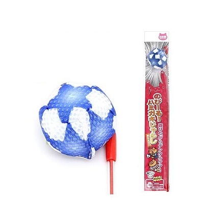 日本製造 貓壹Necoichi 潔齒逗貓棒 - 貓足球