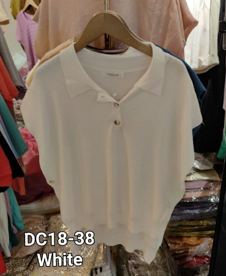 DC18 短袖上衣（WHITE)