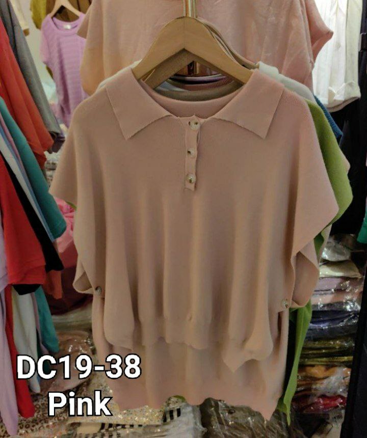 DC19 短袖上衣（PINK)