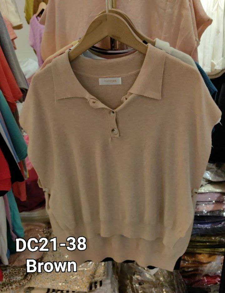DC21 短袖上衣（BROWN)