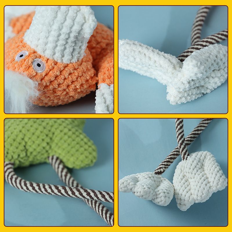 宠物玩具 发声玩具 长长青蛙 长长鸭子