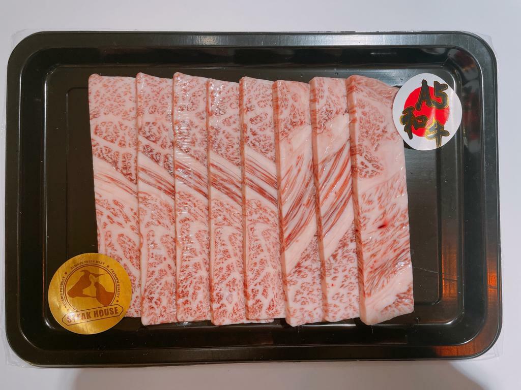日本鹿兒島A5和牛肩胛肉眼 燒肉片 約200g