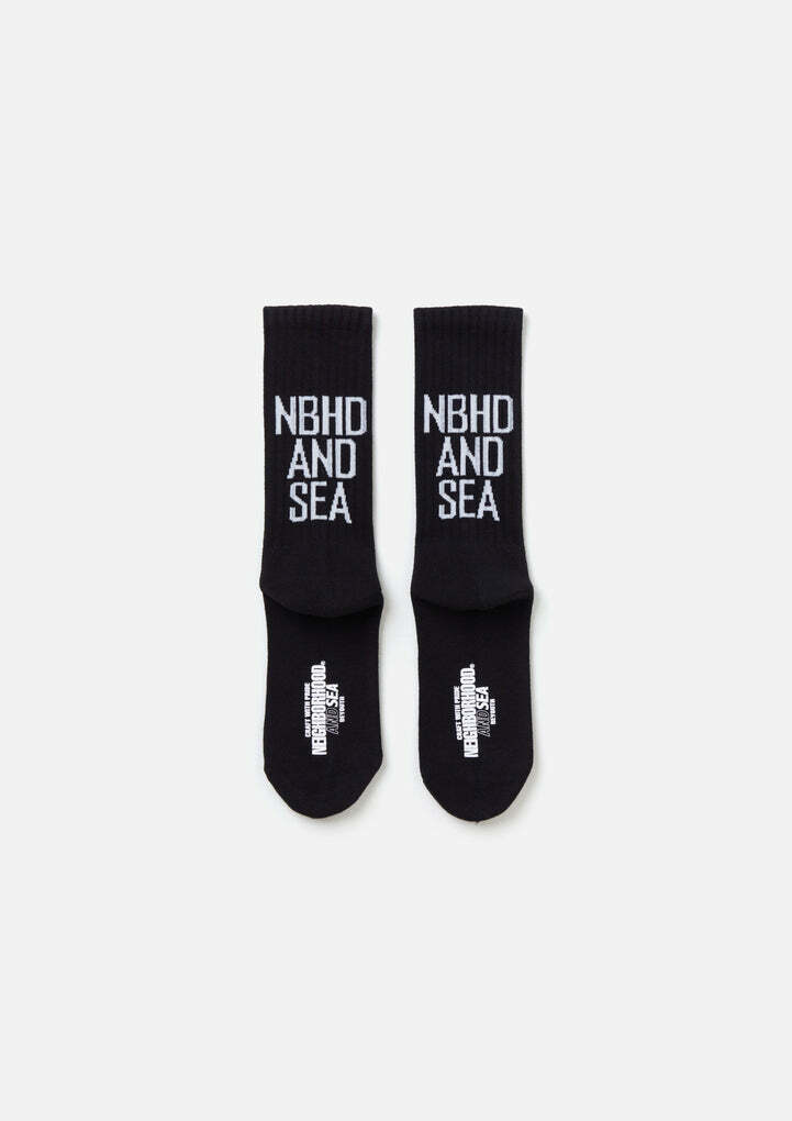 2023SS NEIGHBORHOOD WIND AND SEA NBHD LOGO 襪子 長襪 3色 現貨