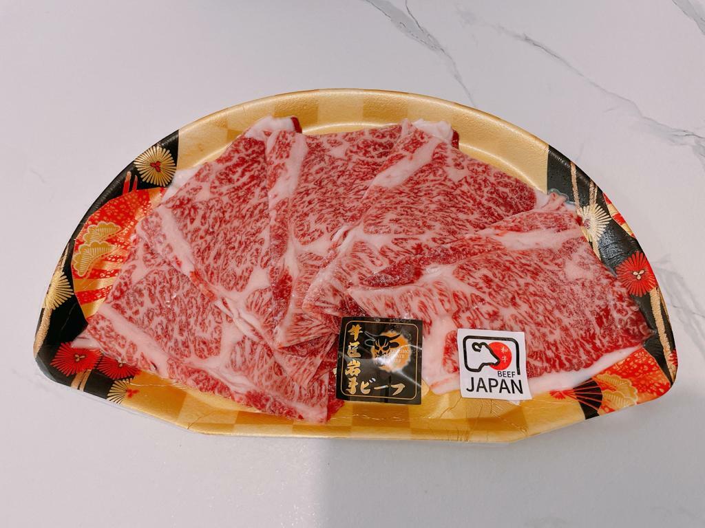 日本 牛匠岩手 A4和牛 沙巴當 火鍋片 約150g