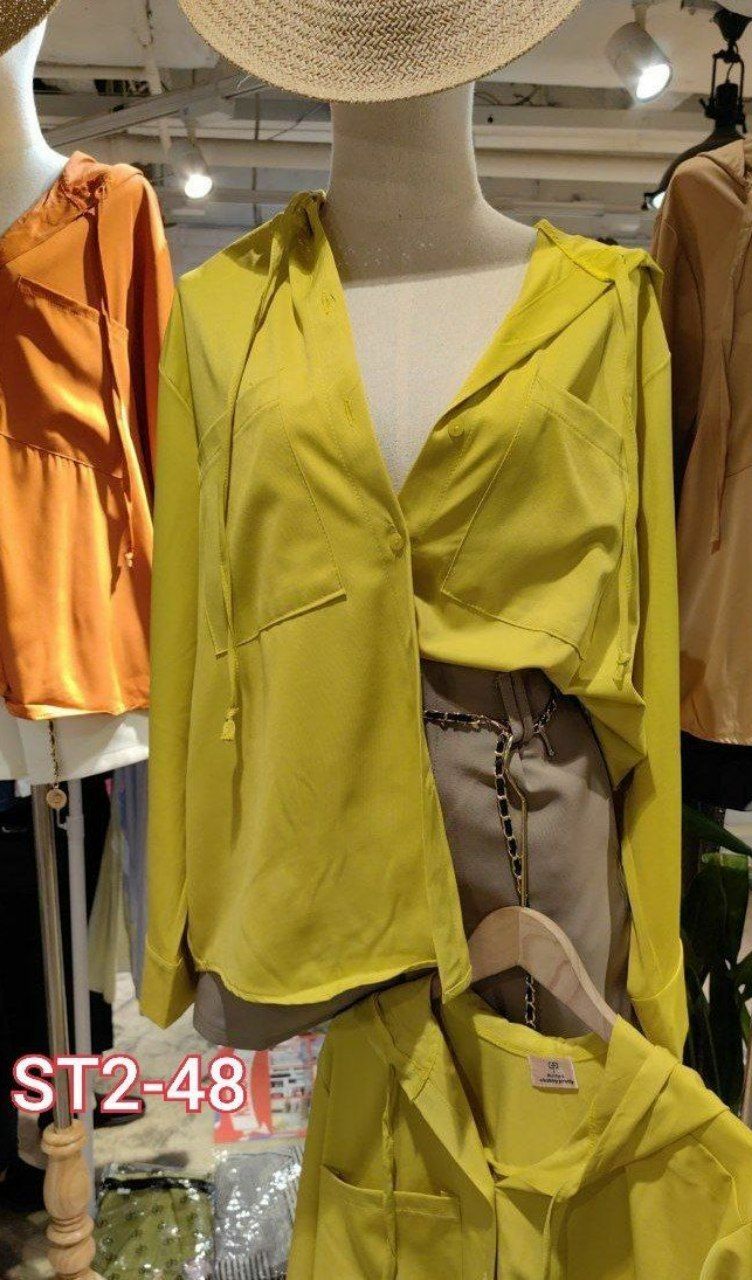 ST2 长袖带帽上衣 YELLOW