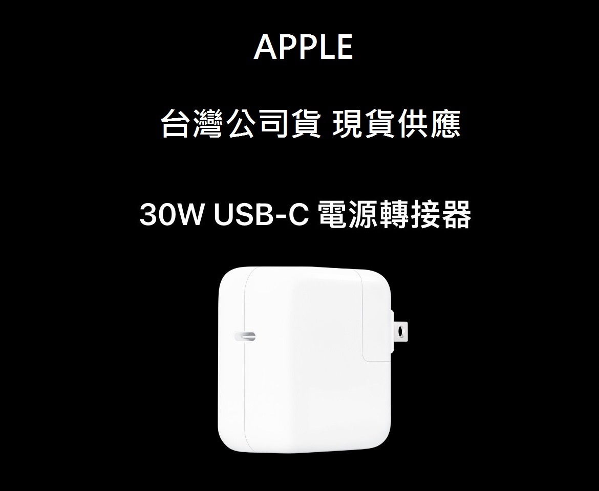 Apple Type-C 30W Power Adapter 電源充電アダプター - MacBook