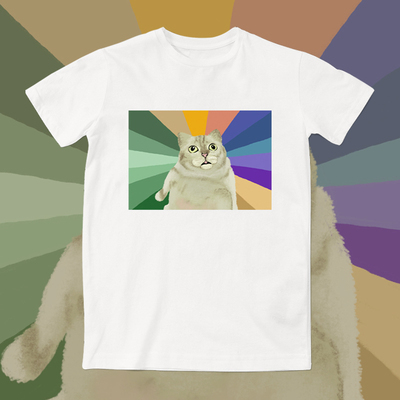 文創貓🐱奇怪的知識文化惡搞TEE
