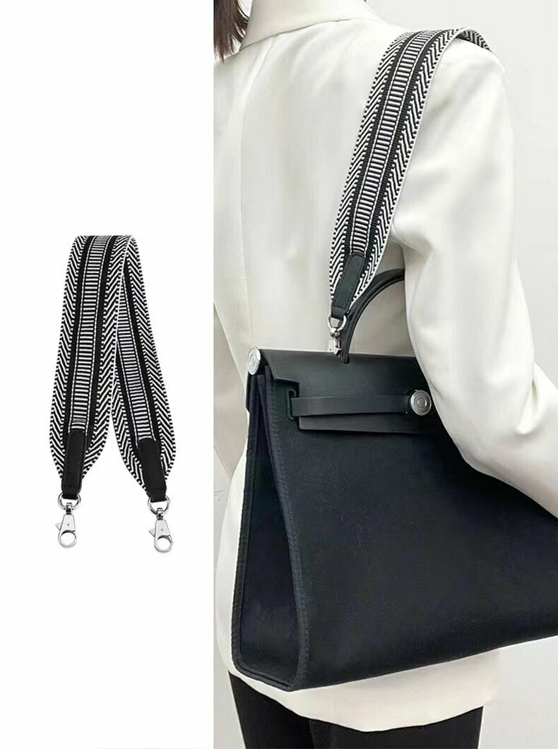 H家herbag短肩帶改造替換腋下帆布包包寬包帶