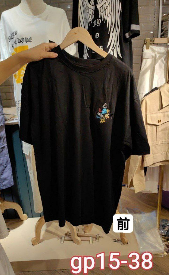 GP15 OVERSIZED MICKEY BLACK T