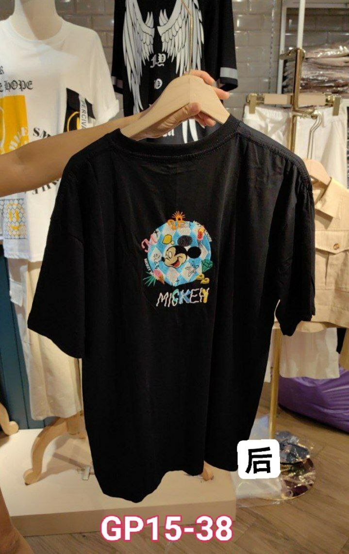 GP15 OVERSIZED MICKEY BLACK T