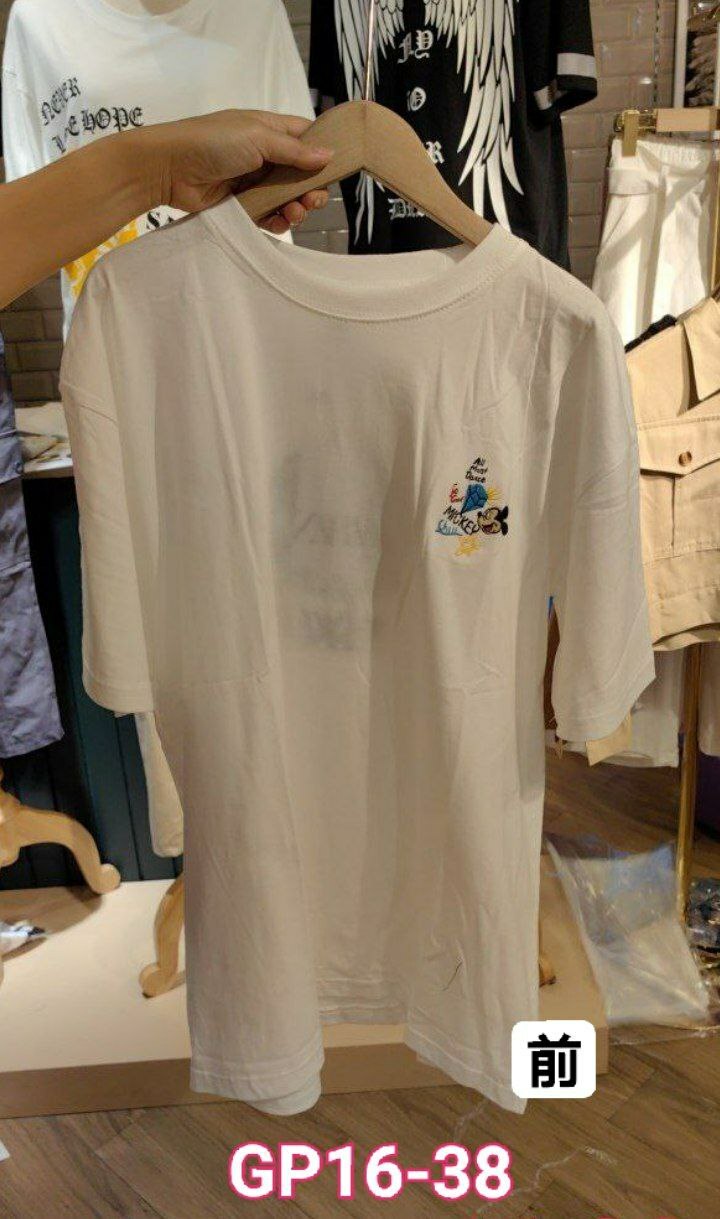 GP16 OVERSIZED MICKEY WHITE T