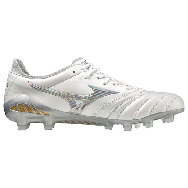 MIZUNO MORELIA NEO 3 JAPAN ( SILVER / WHITE )  P1GA238004 固定式釘底足球鞋
