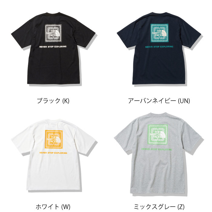日本TNF 變形蟲短袖 Bandana Square Logo Tee