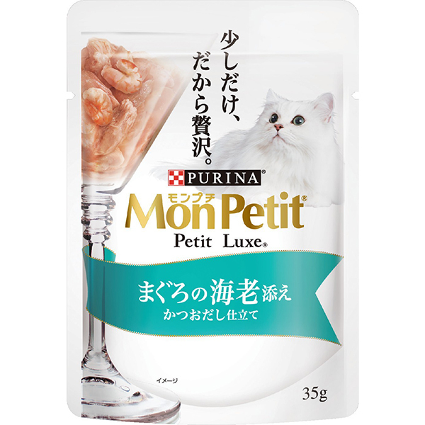 日本Mon Petit- 吞拿魚 蝦35g,LP20 (原盒12包)