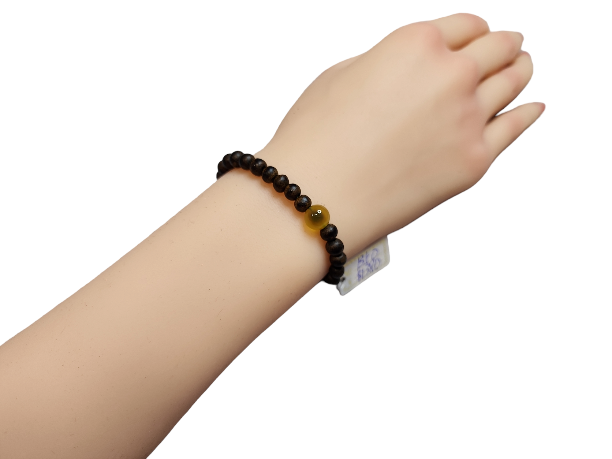 B50 溏心瑪瑙 沉香手串 5mm+