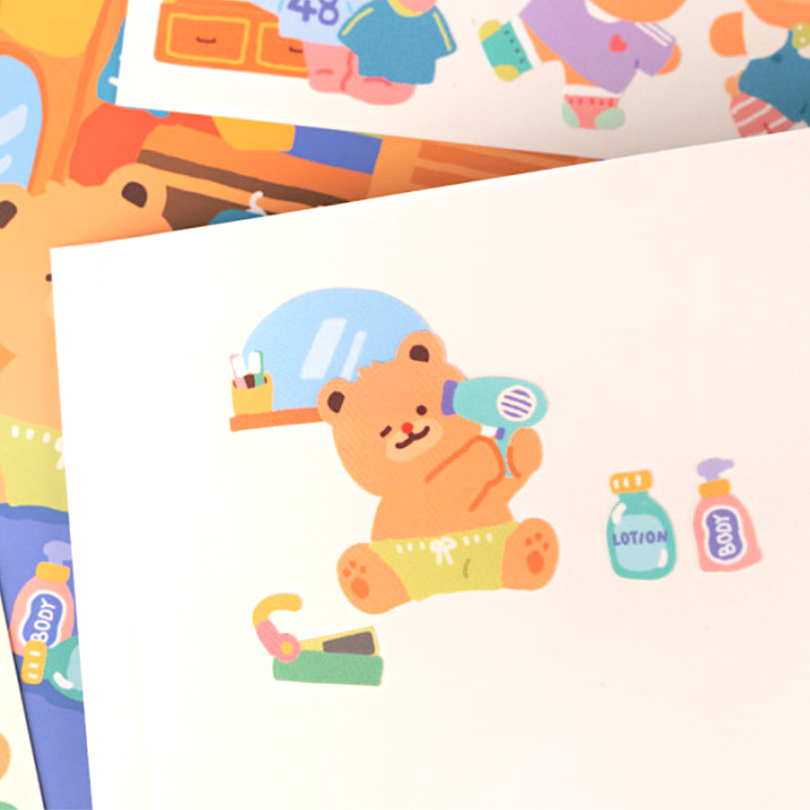 Khakiz Sticker－Ready to go (Korean Stationery Brand)