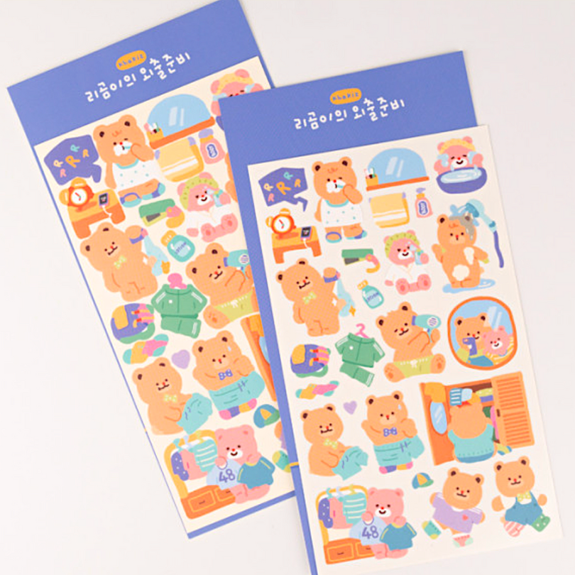 Khakiz Sticker－Ready to go (Korean Stationery Brand)