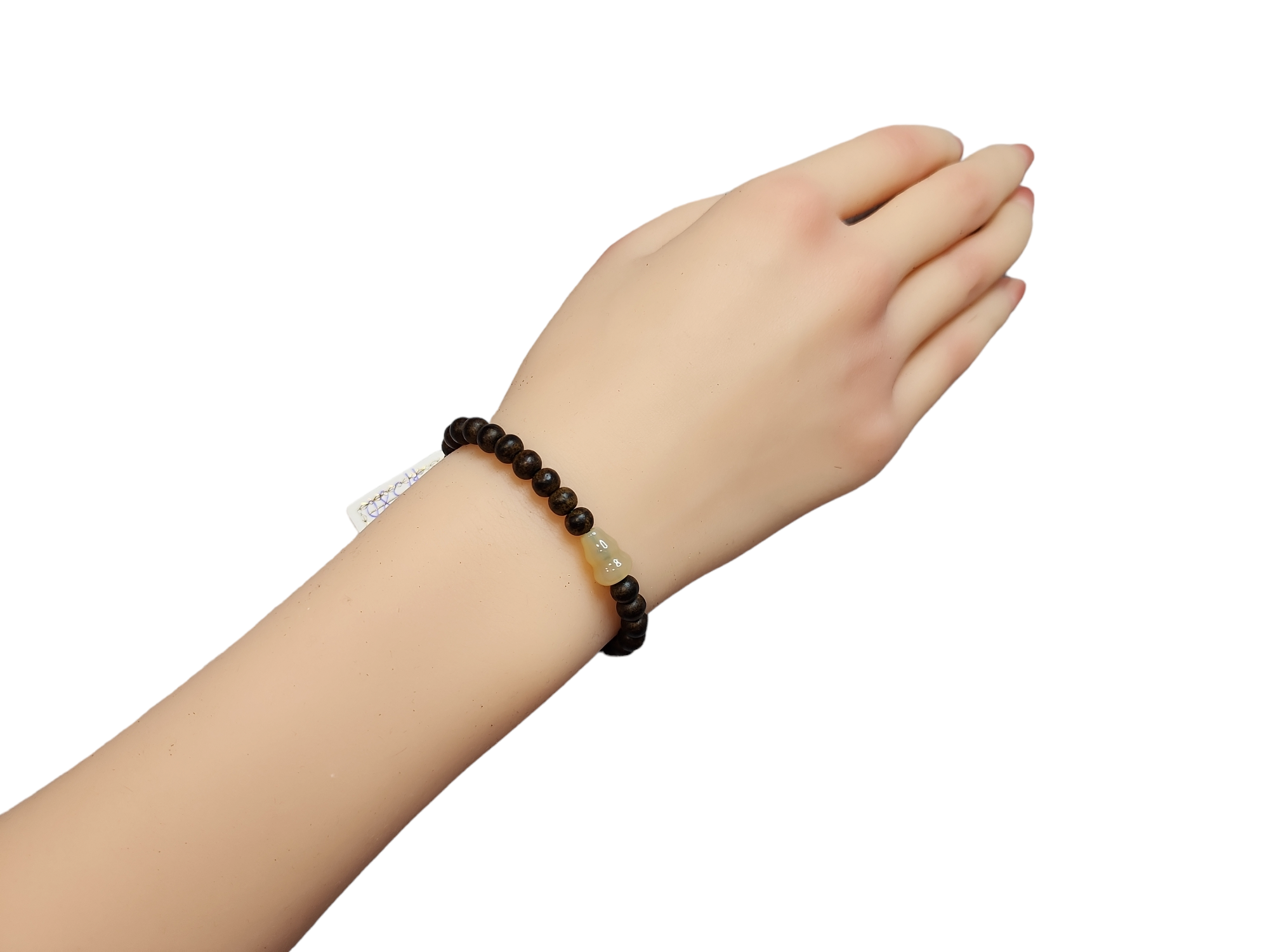 B54 瑪瑙葫蘆設計 沉香手串 5mm+