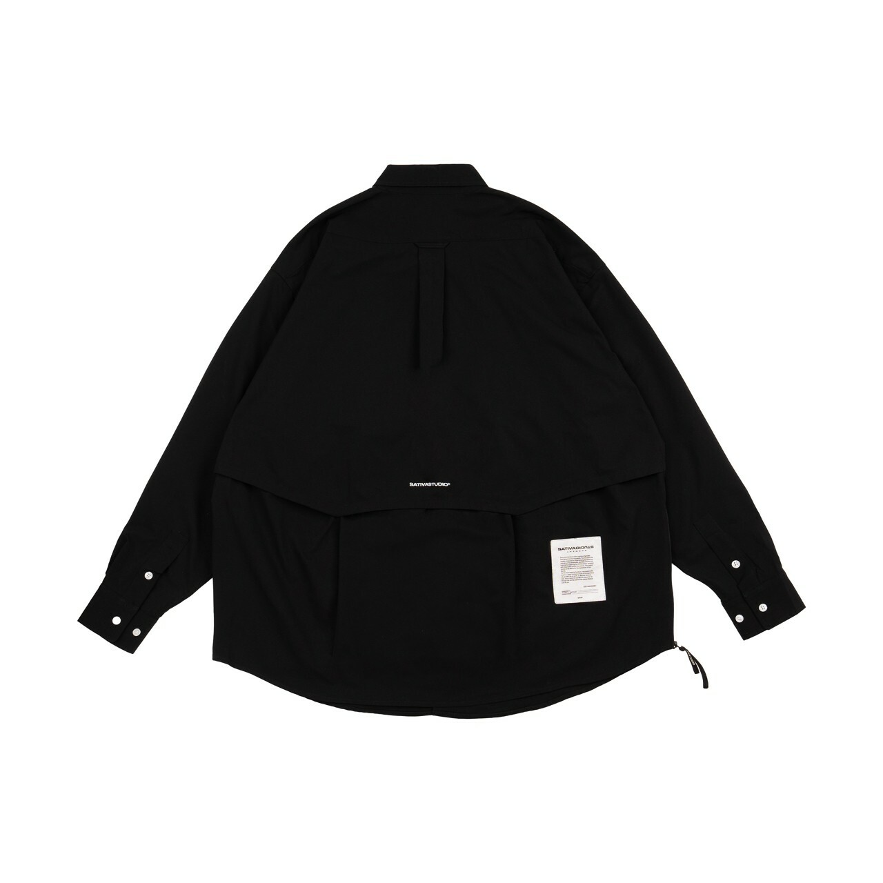 H.BK-01 "Functional" pocket shirts - Black