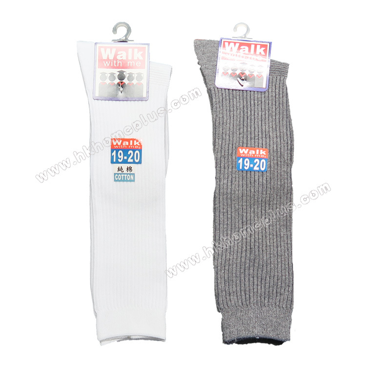 3對裝 Walk with me: 學生直條三骨長襪