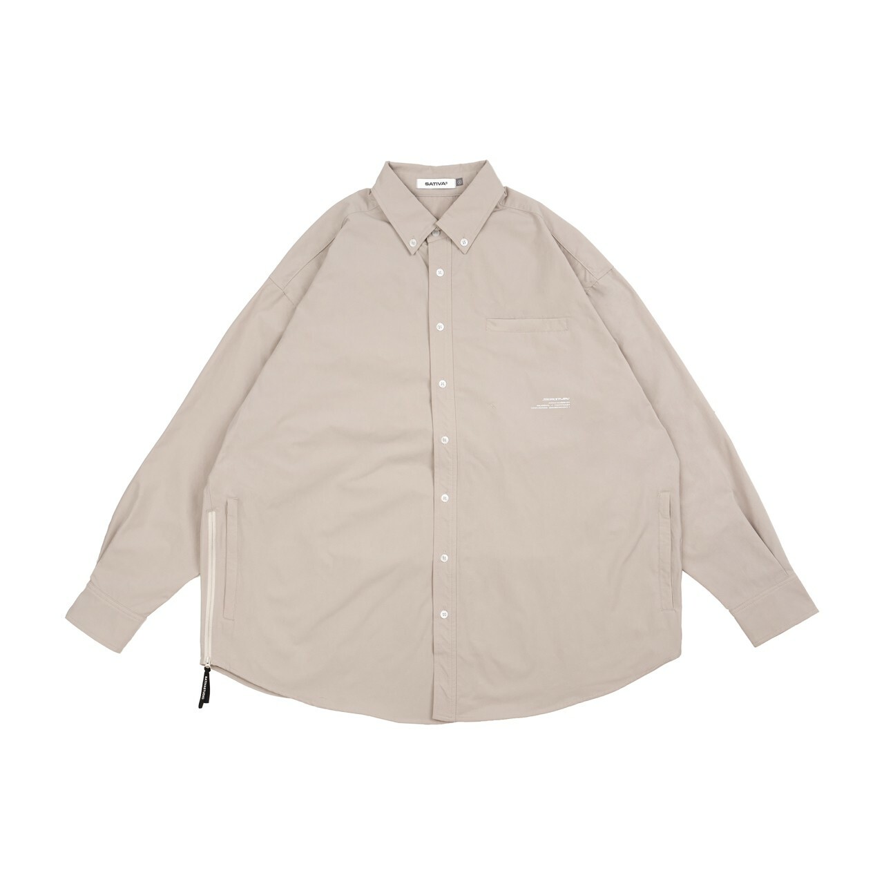 H.BK-01 "Functional" pocket shirts - Cream