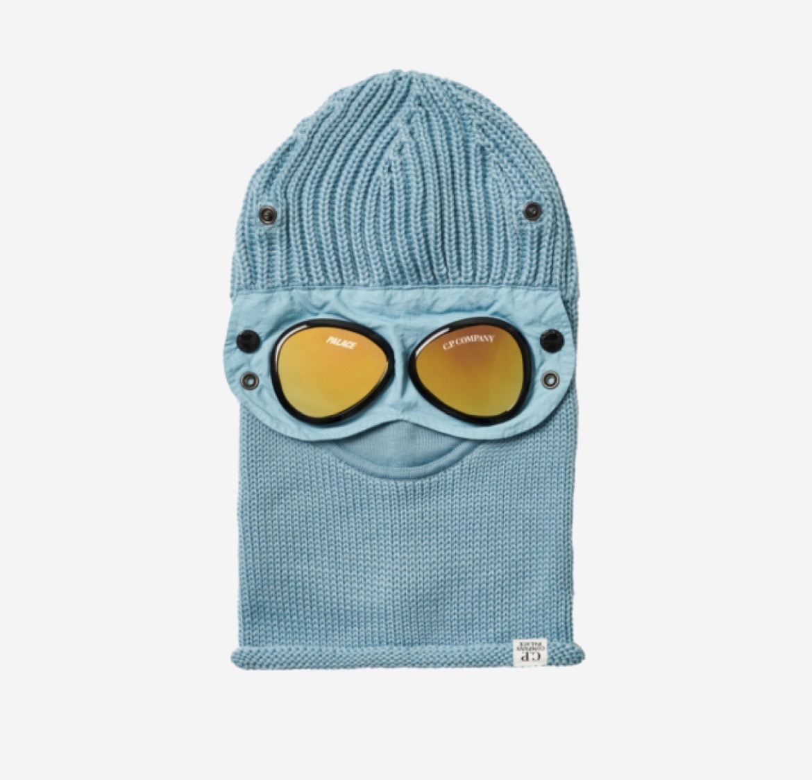 C.P. Company x Palace Goggle Balaclava 飛行毛帽 藍 14SMAC004A005509A824