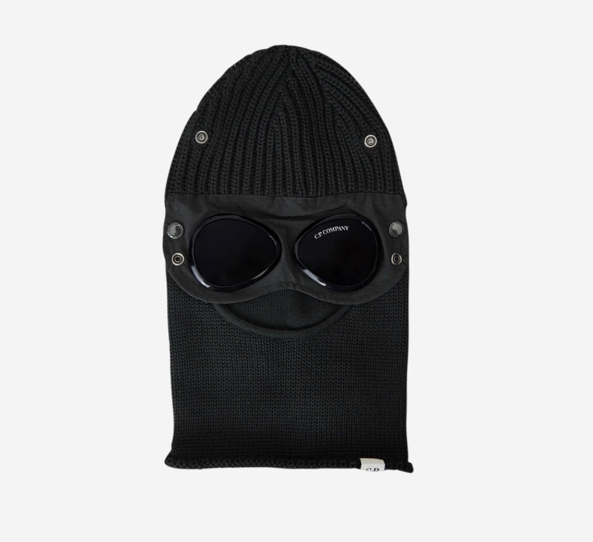C.P. Company Extra Fine Merino Wool Goggle 飛行毛帽 黑 13CMAC301A005509A999
