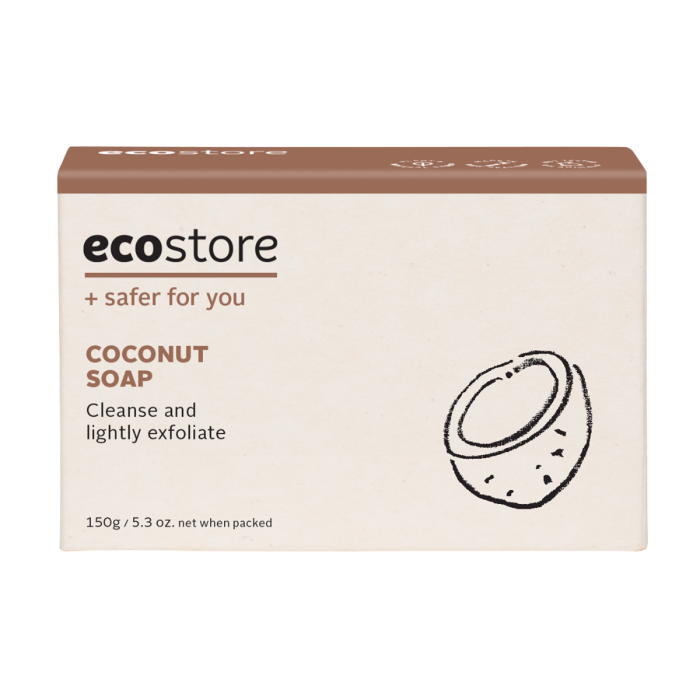 【ecostore】純天然甜椰子香皂 150G