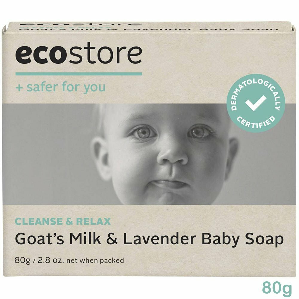 【ecostore】羊奶及薰衣草嬰兒肥皂 80g