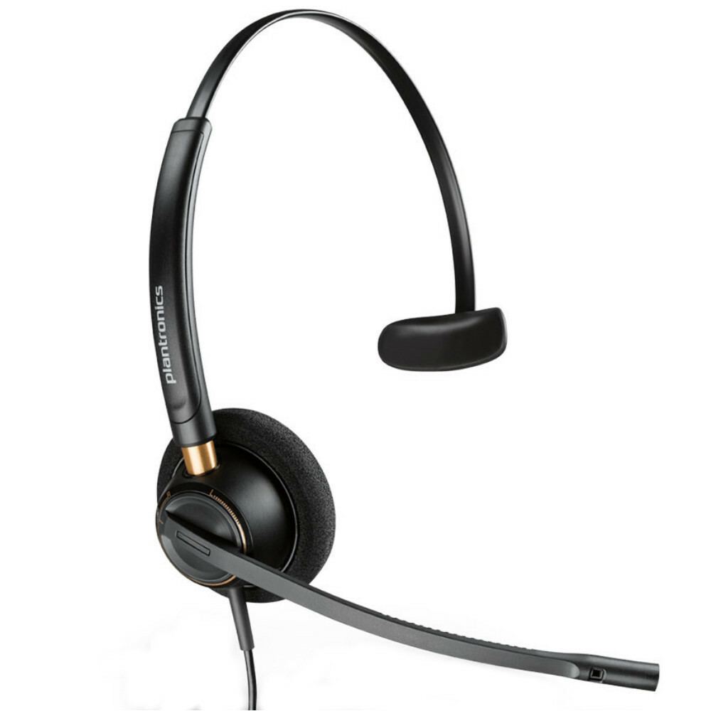 Poly EncorePro HW510 Noise Cancelling Over Head Monaural Headset (Part no.: P8943301)