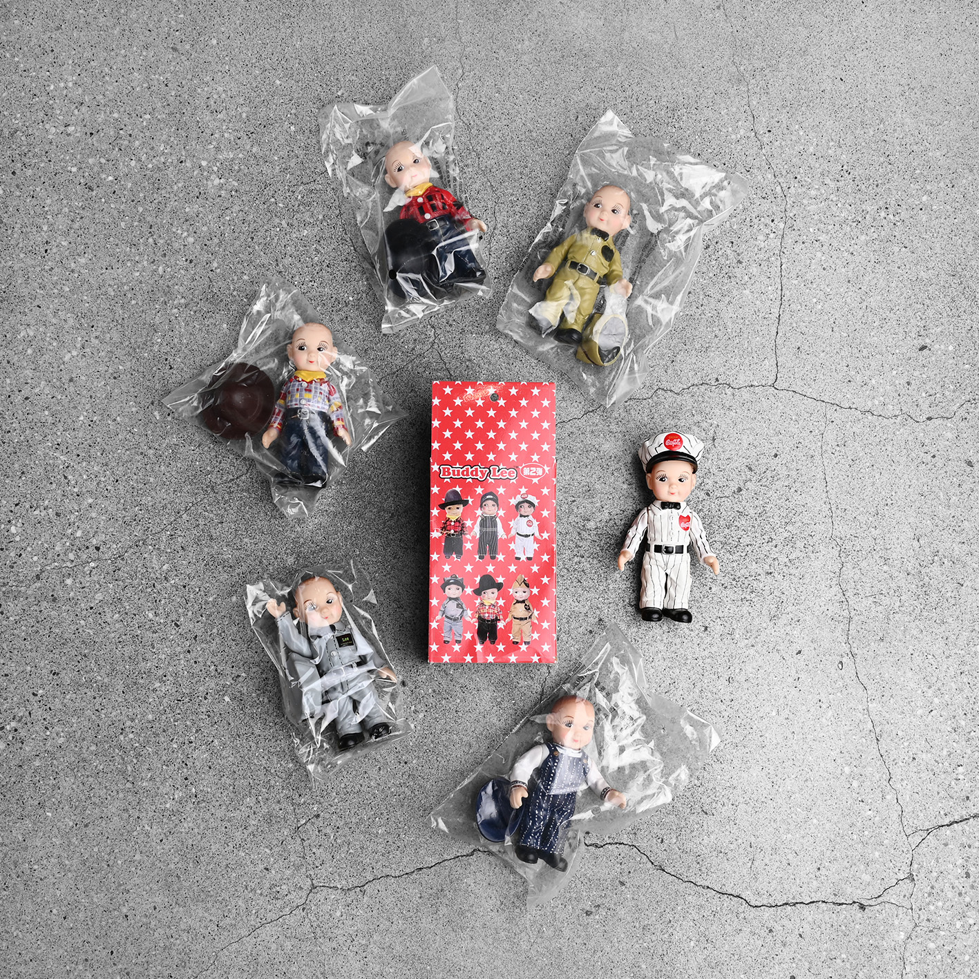 Vintage Buddy Lee 公仔一套