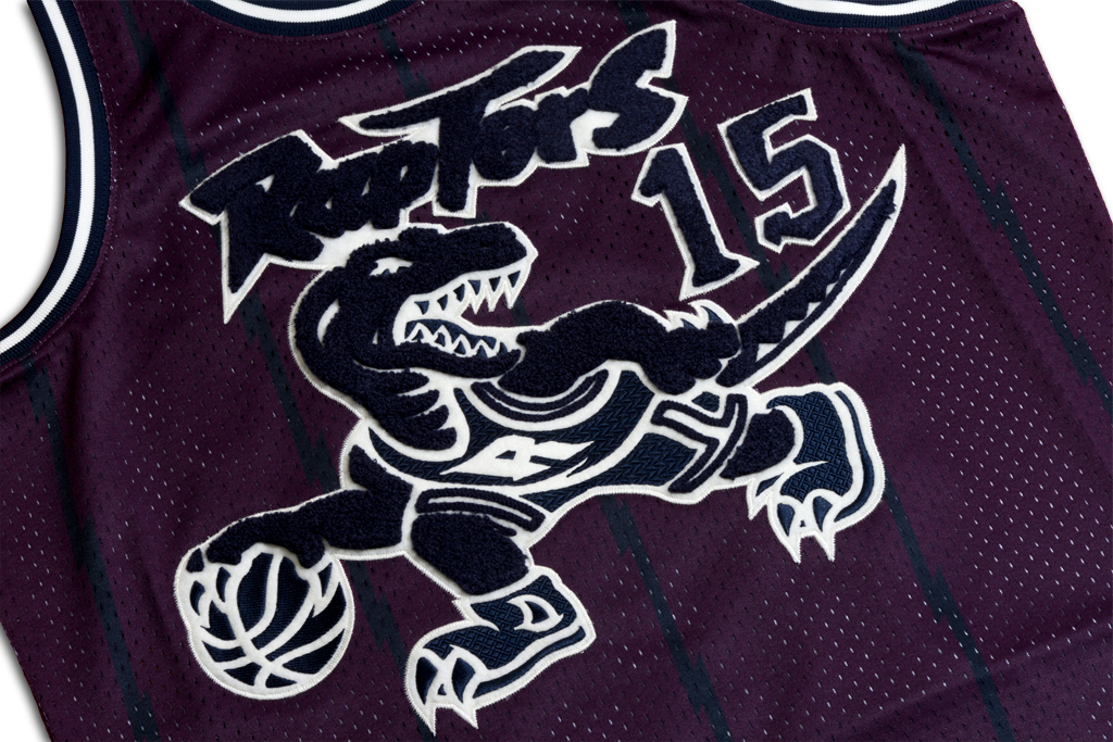 Mitchell & Ness 多倫多暴龍隊 Vince Carter 雪尼爾針織 Swingman 球衣