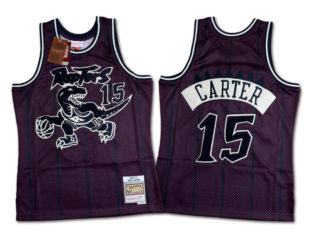 Mitchell & Ness 多倫多暴龍隊 Vince Carter 雪尼爾針織 Swingman 球衣