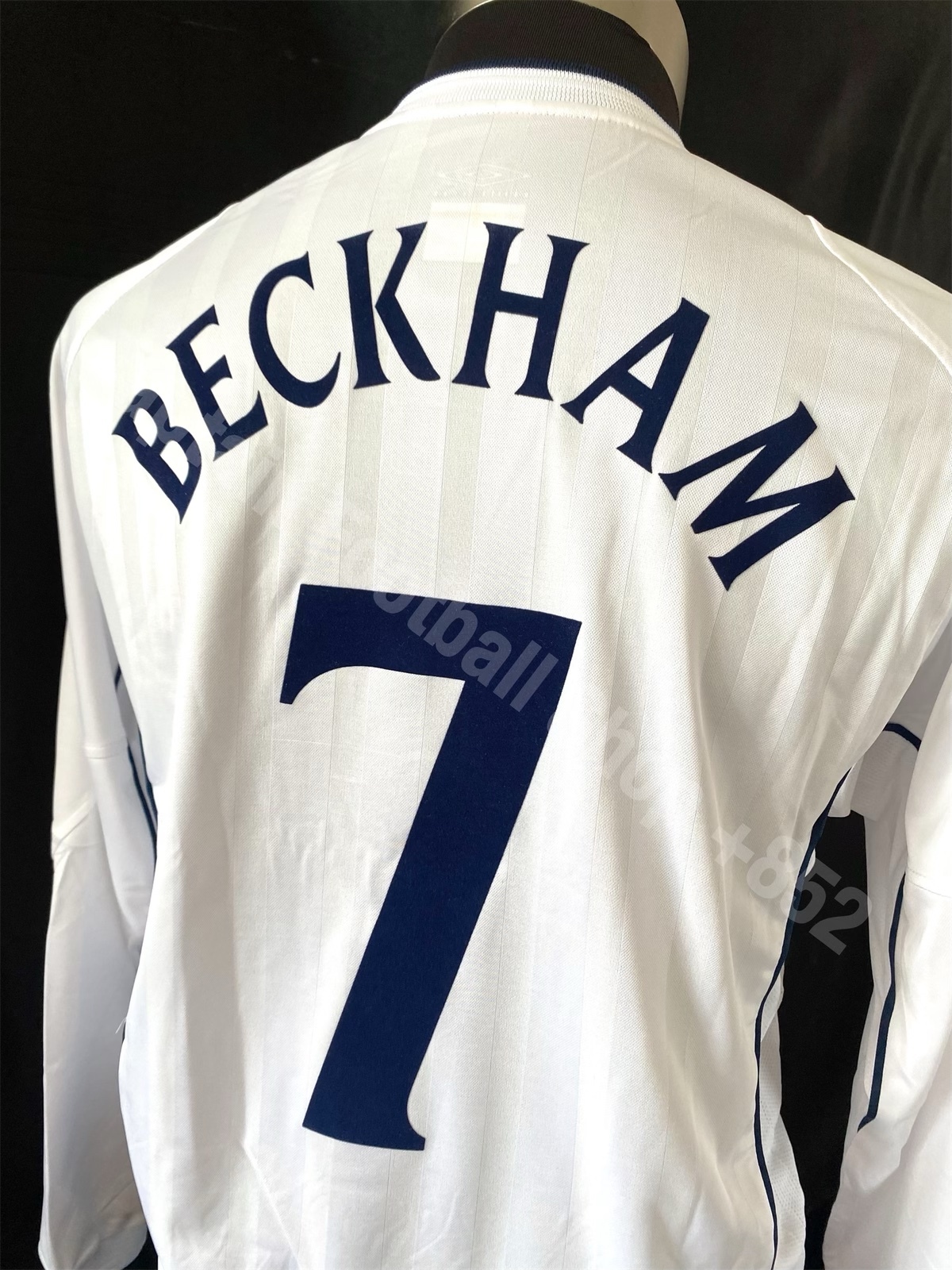 【国内正規 01-03 England  L/S Beckham #7】 国内正規 01-03 England L/S Beckham #7】 2003-05 England Home