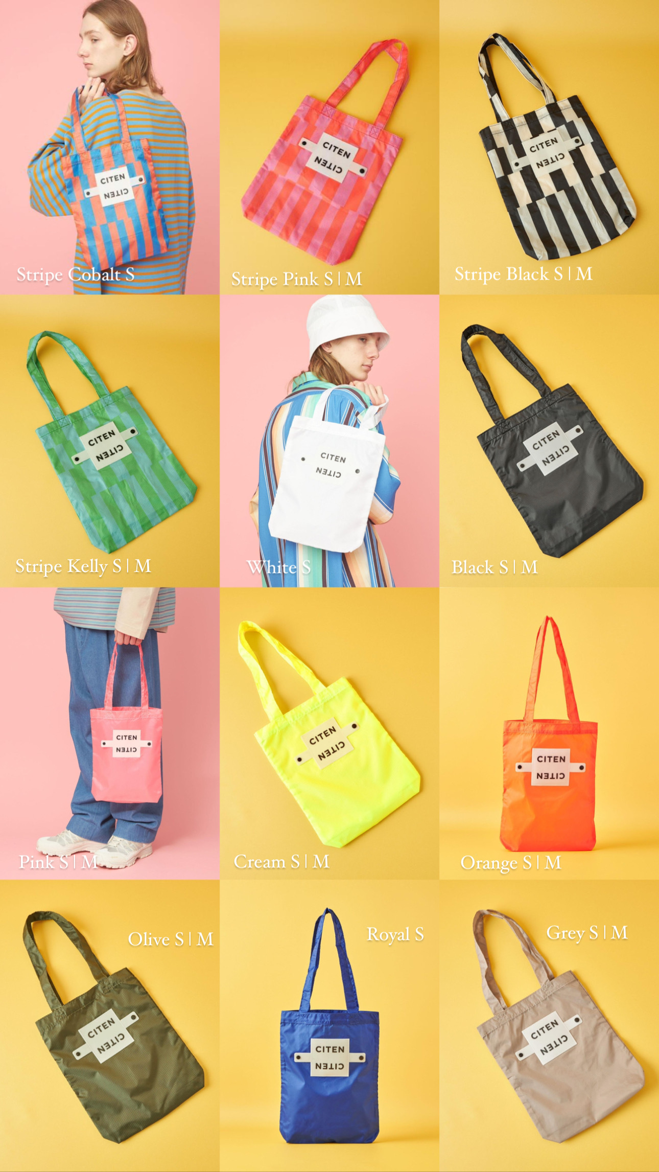CITEN / Nylon Tote Bag M Size