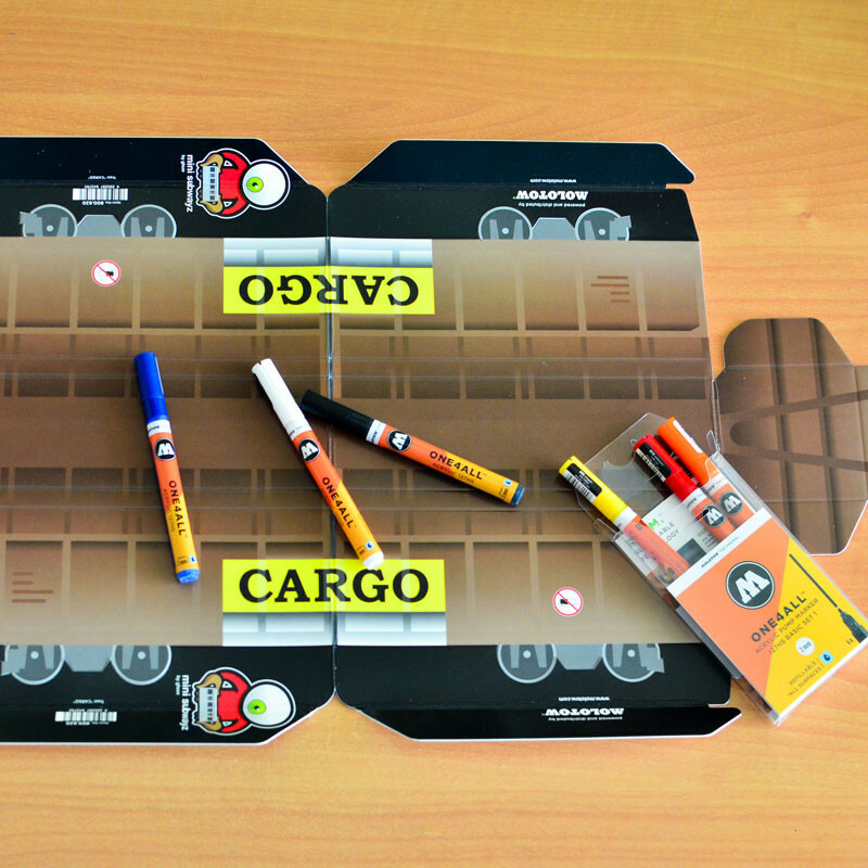 ONE4ALL™ 127hs 2mm Acrylic Marker 127HS單頭壓克力筆 2mm/5ml