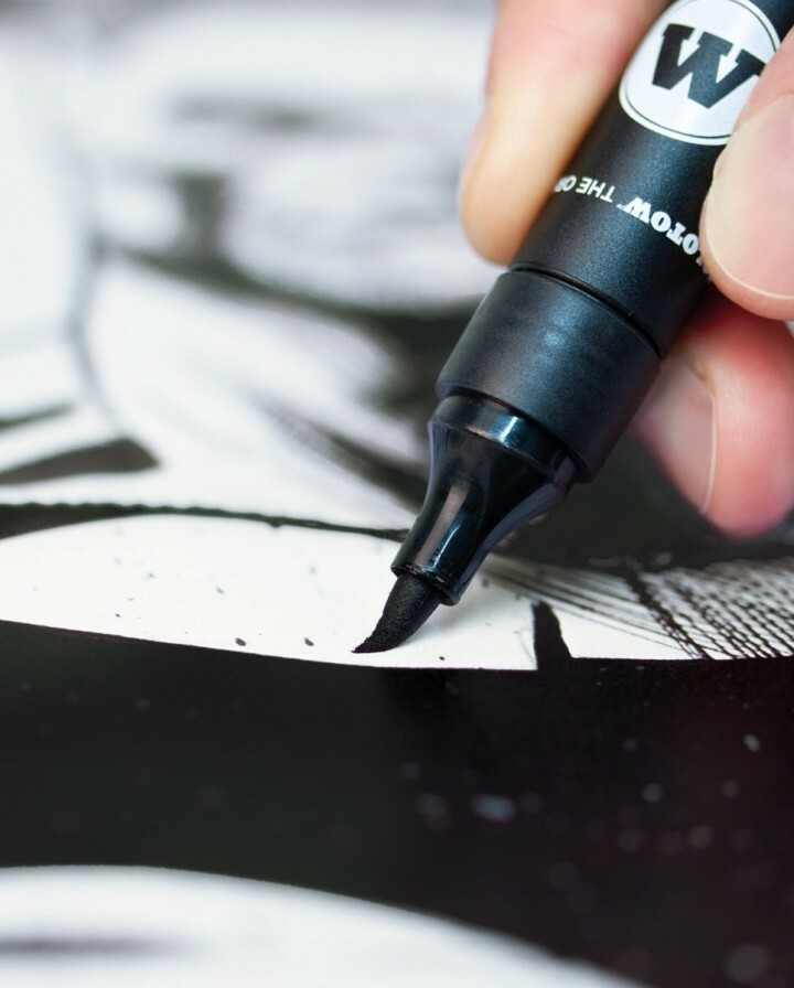 代針筆大筆刷 Blackliner Brush
