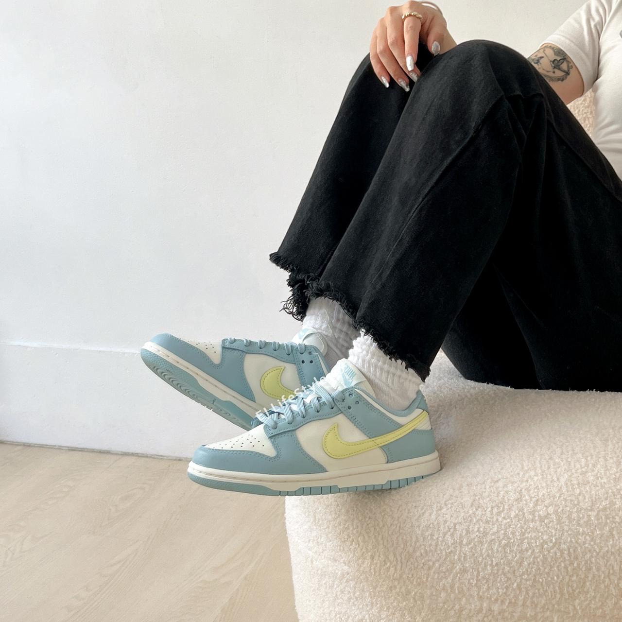 NIKE DUNK LOW 海鹽檸檬汽水   莫迪蘭色淺藍色檸檬黃🍋 DD1503-123 / 現+預