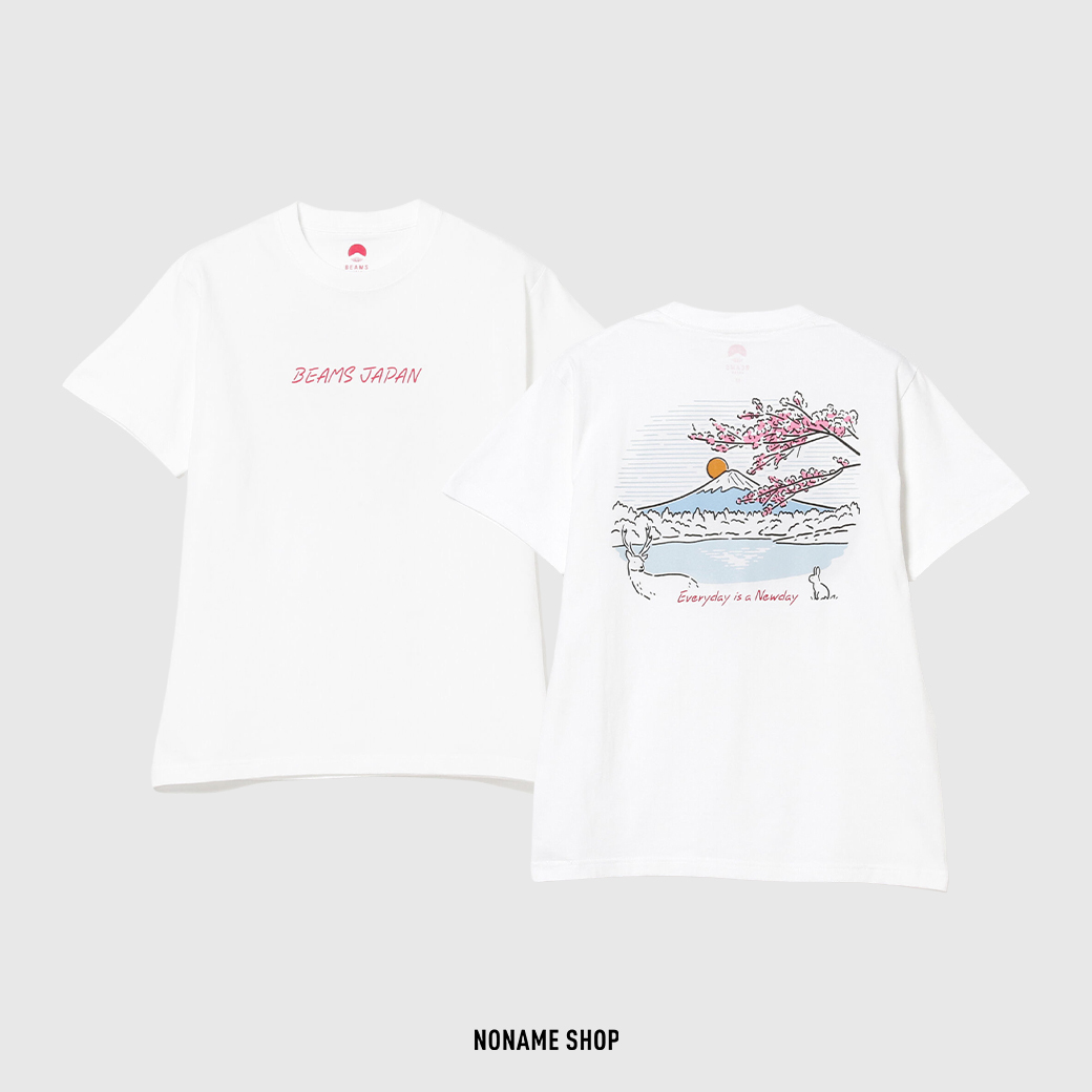 BEAMS JAPAN 櫻花 富士山 短袖 (男/女款)