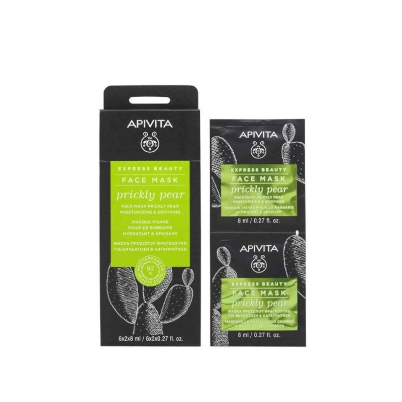 Apivita 仙人掌鎖水滋潤面膜 2片裝