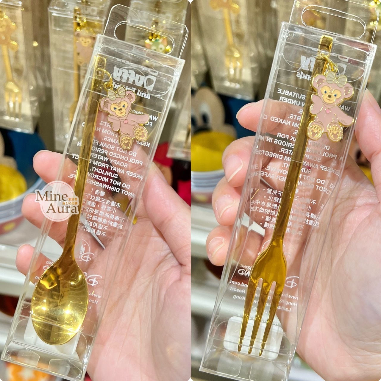 雪莉玫 ShellieMay 金屬墜飾 餐具 叉子/湯匙 -香港迪士尼樂園