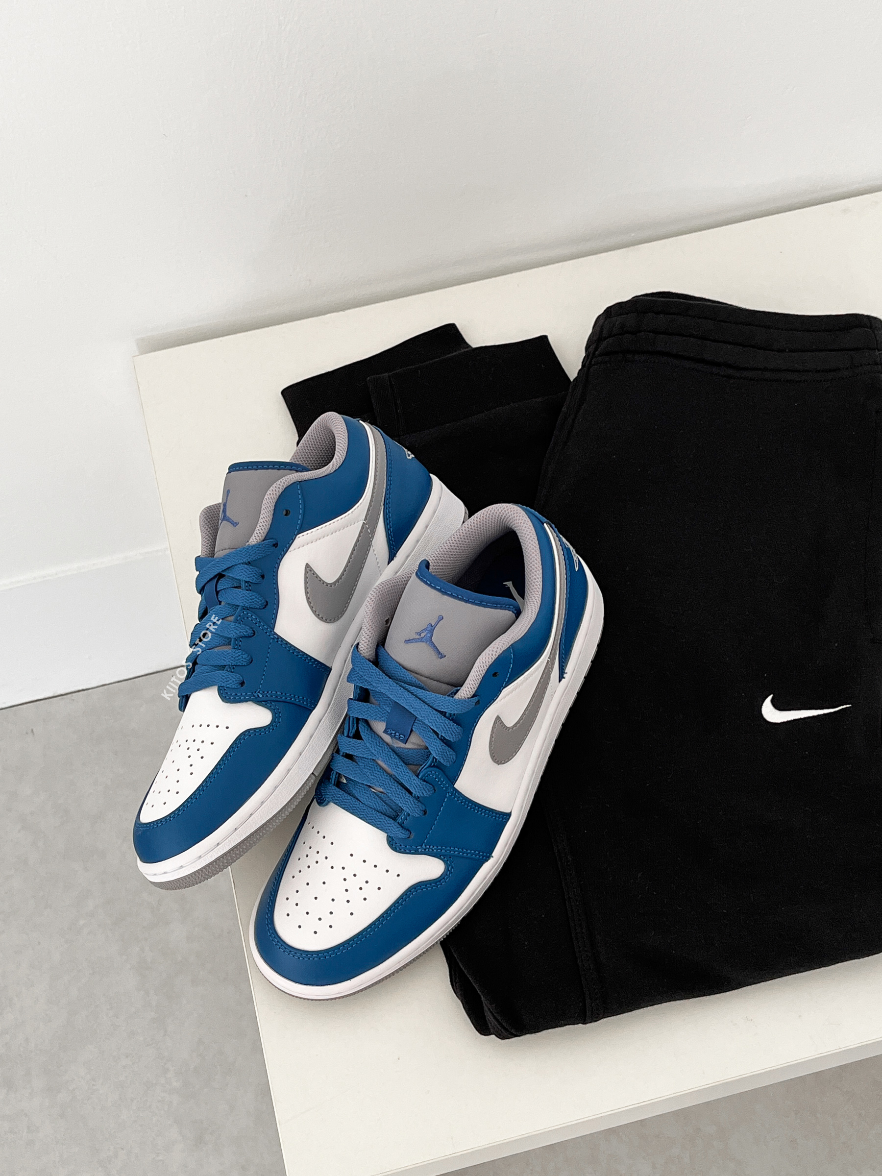 NIKE AIR JORDAN 1 LOW TRUE BLUE 午夜藍