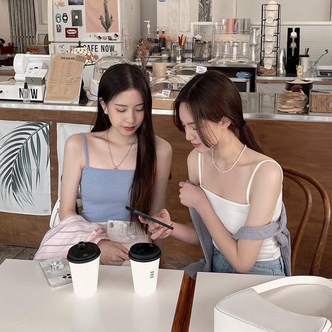 KR 直紋小背心 1+1｜8 COLORS