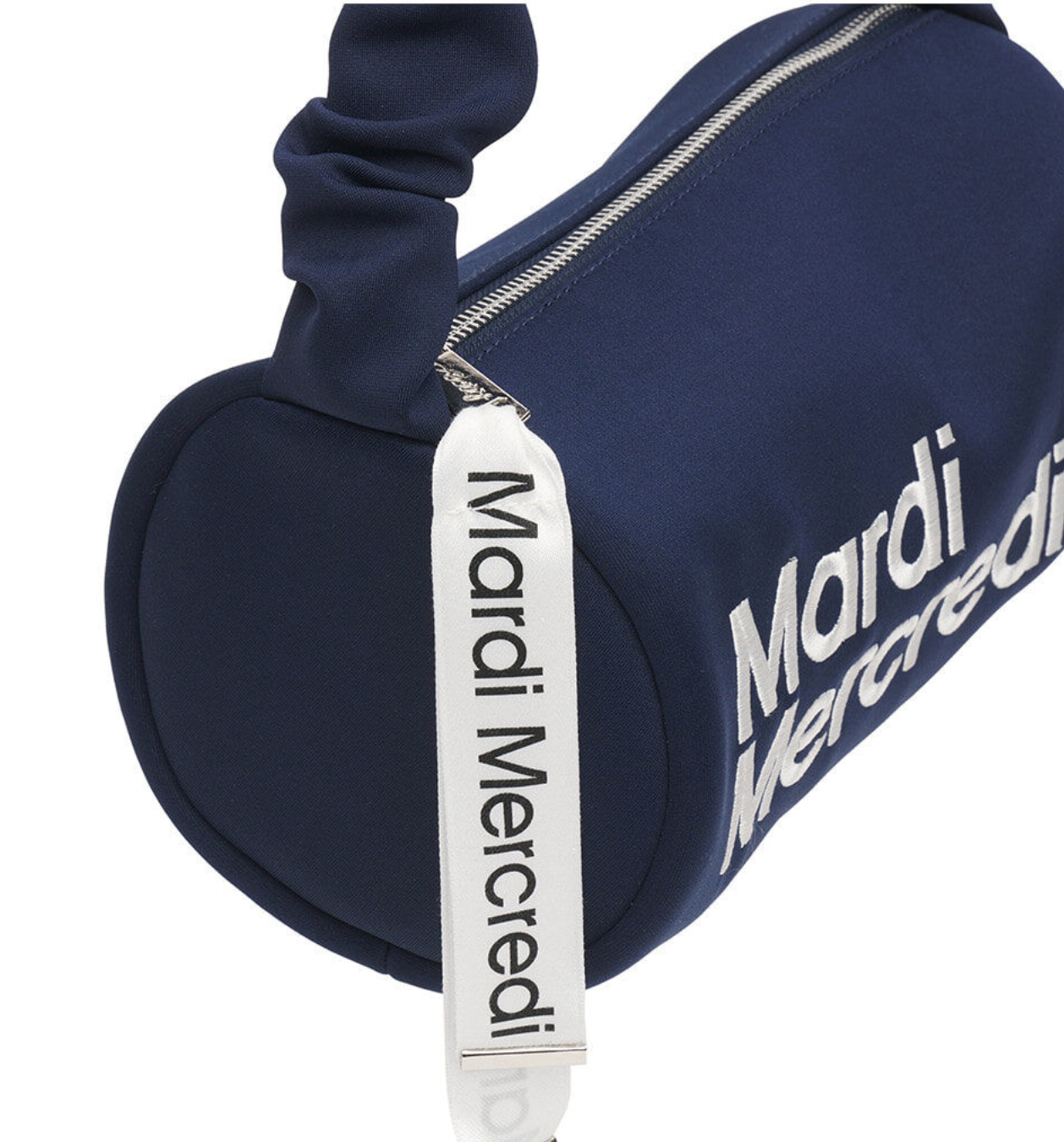 ●Mardi Mercredi●Actif●NEOPRENE SHOULDER BAG CYLINDER_NAVY 韓國Mardi Mercredi NEOPRENE SHOULDER BAG CYLINDER