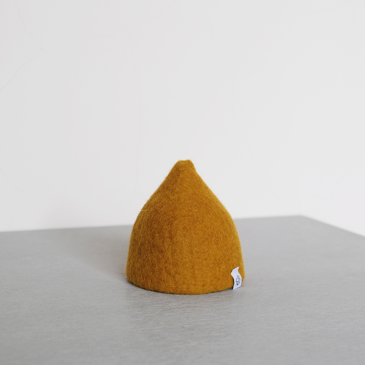 樂洋＋ collection / 手工居家花瓶 / 薑黃色 / 蘑菇瓶S號微胖版