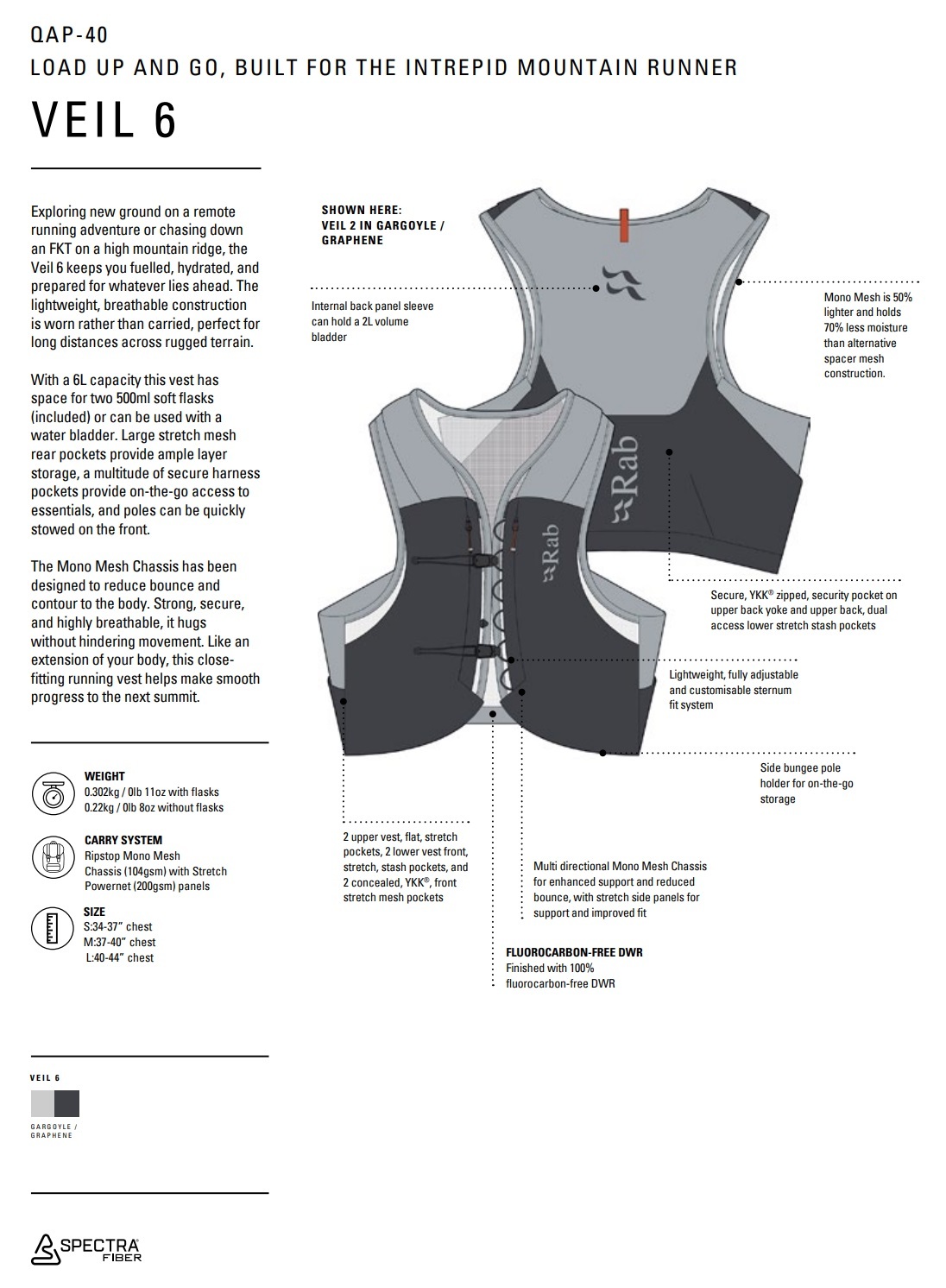 Rab Veil 6L Lightweight Running Vest
