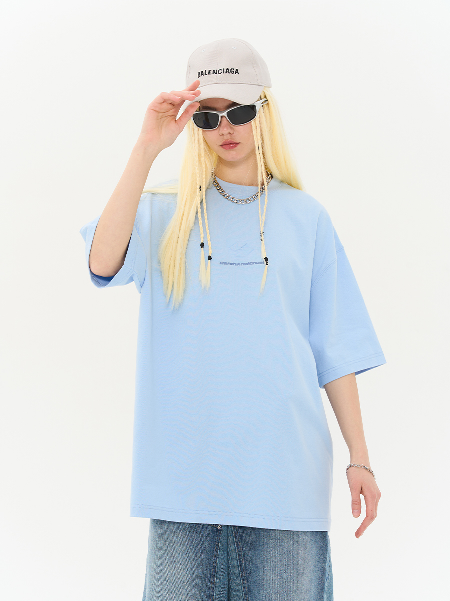 Harsh and Cruel 23SS 立體凸起壓印logo字體短袖 HN231020083